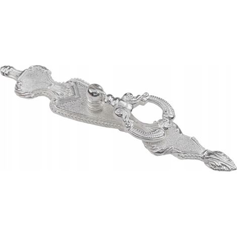 Precioso tirador de plata, aldaba para muebles Florentino "llave" AKS (1/4)