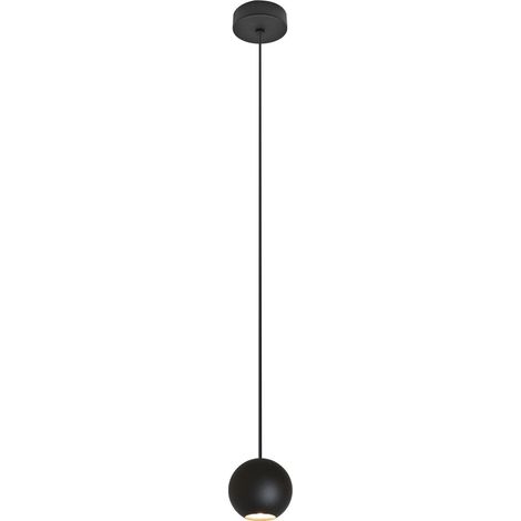 Lampada a Sospensione Bora 8,5W 36º 2700K Nero Opaco - Illuminazione LED di Precisione ad alte prestazioni per interni - Beneito & Faure (1/4)