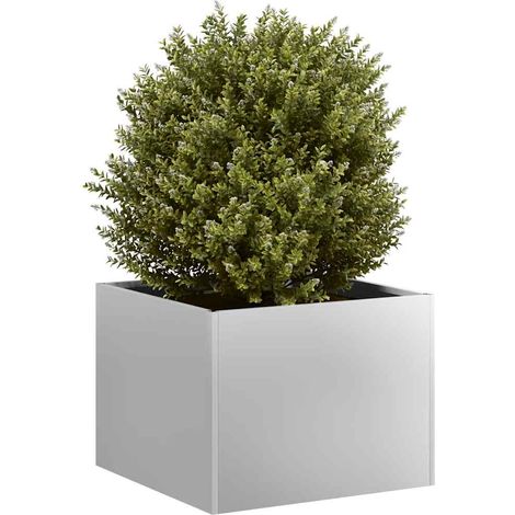 Planter 40x40x30 cm Galvanised Steel vidaXL