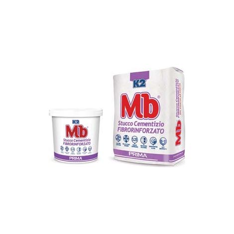 K2 MB RASANTE STUCCO IN POLVERE CEMENTIZIO FIBRATO- - Kg.5 in sacco - 4 pezzi K2