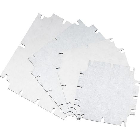 Platine de montage RS PRO à utiliser avec RS Pro 1862255 et RS Pro 1862256 boîtiers hermétiques ( Prix pour 1 ) (1/3)