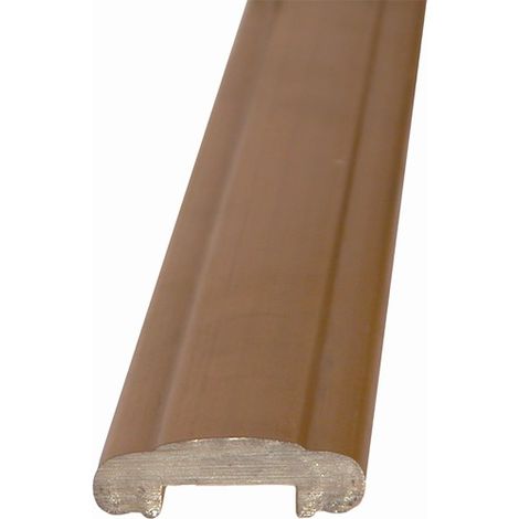 Deco Fer Forge – Main courante creuse en laiton 2000mm – Largeur 45mm – Épaisseur 14mm – Fixation par colle à métaux – Pour garde-corps intérieur/extérieur (1/4)