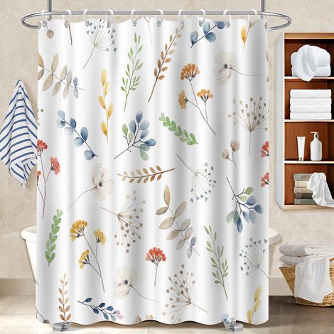 Rideau de bain 180x180 avec œillets protection douche pour protéger le sol des éclaboussures efficacement (1/5)