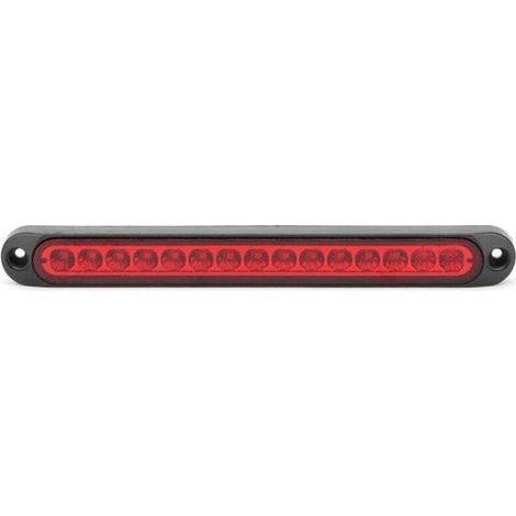 Lampe de frein à LED rouge – Feu stop pour remorque et camion – Tension 10-30V – Dimensions 250x27,5x16mm – Installation facile (1/4)