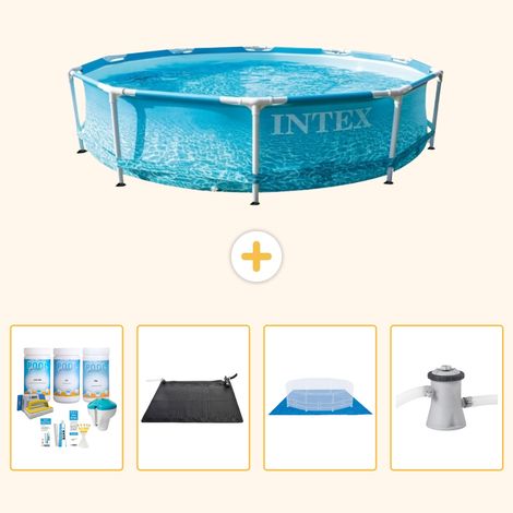 Intex Piscine Tubulaire Ronde - 305x76 cm - 5-pièces  S20966 (1/5)