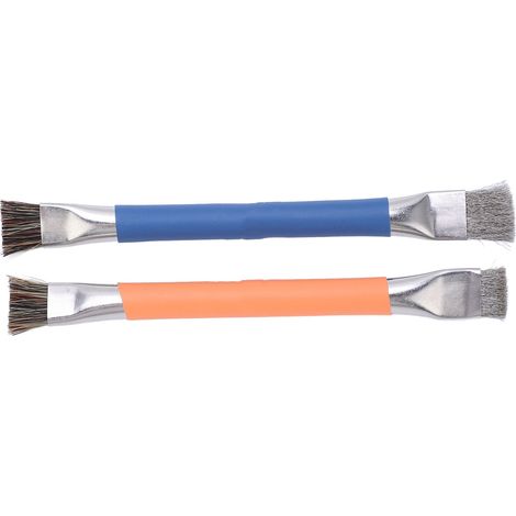 Lot de 2 brosses de nettoyage multi-angles pour cartes mères et composants électroniques (1/5)