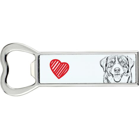 Entlebucher - apribottiglie con un cane, apri-frigo personalizzato, regalo unico per uomo di Art-Dog (1/5)