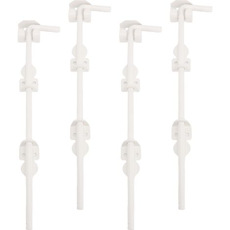 Ensemble de 4 goupilles de verrouillage robustes pour portail en bois et métal, comprenant une tige de descente de 45,7 cm (18 pouces) et une goupille de sécurité. Convient aux portes et clôtures en b (1/5)
