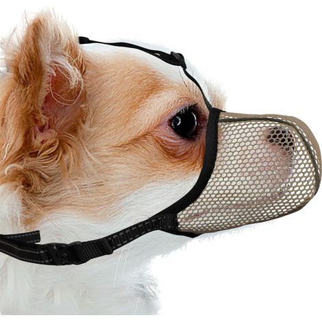 Dog Muzzle Anti Bark Bite Chew Muzzle (1/5)