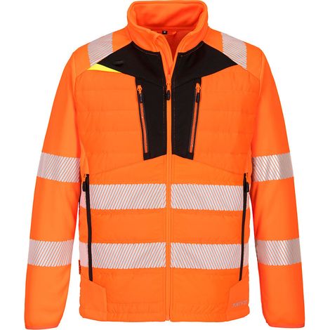 Giacca Ibrida ad Alta Visibilità Dx4 Colore: Arancione/nero Taglia XL - Portwest