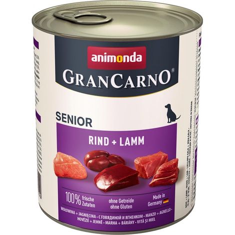 Animonda GranCarno Senior Rind + Lamm 800 g Senior Nassfutter (1/2)