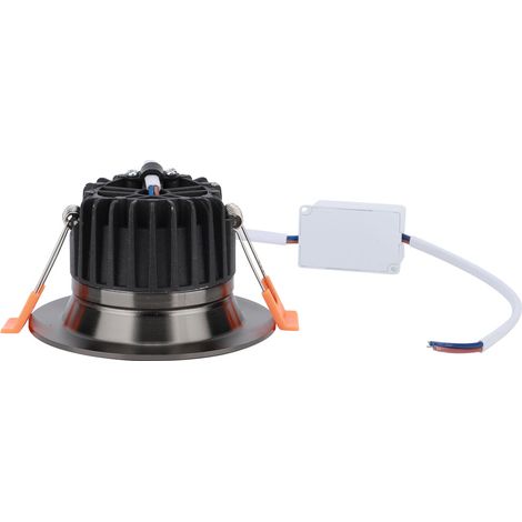 Plafonnier LED RGB multicolore intelligent CW 7W, éclairage encastré, contrôle WiFi, AC 85-265V (noir) (1/4)