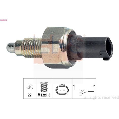 Contacteur, feu de recul EPS 1.860.252 MERCEDES-BENZ A 168 545 00 14