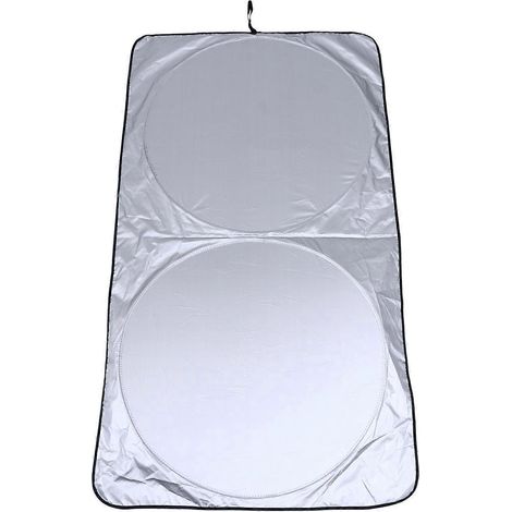 Pare-soleil pour automobile, housse de protection solaire durable pour véhicule, housse de protection pour voiture-160X90CM-Silver (1/3)