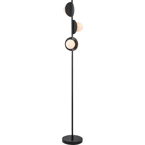 Lampada da terra industriale nera Jules 3xG9 Rabalux (1/5)