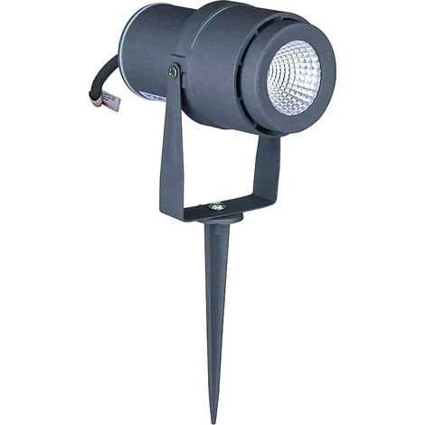 Faretto LED da Giardino 12W con Picchetto Colore Grigio Luce Verde IP65 SKU-217552 (1/3)