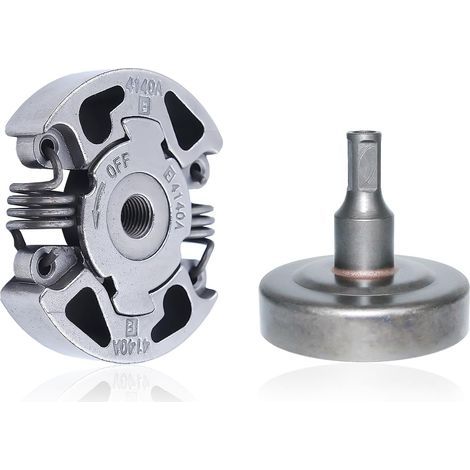 Embrayage et cloche d'embrayag kit pour Stihl FS38 FS40 FS45 FS50 FS55 FS70 et plus séries, Accessoire de débroussailleuse pignon avec tambour embrayage pièces détachées (1/5)