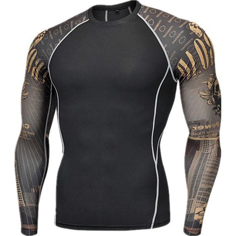 Pantalon De Sport Homme - Coupe Droite - Pour Course Jogging Yoga Fitness - Noir - Taille M (1/5)