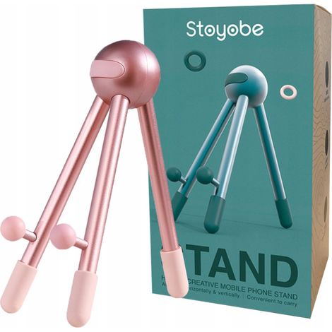 Supporto per telefono e tablet Stoyobe rosa (HF-One rosa) (1/5)
