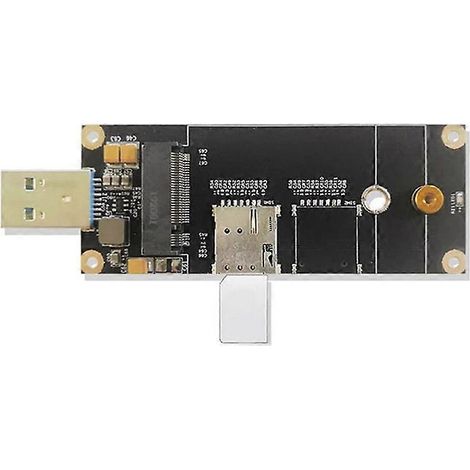 Placa de desarrollo de módulo LTE Adaptador M.2 Ngff a USB 3.0 con ranura para tarjeta NANO SIM 4G EM05/06/12/20 (1/5)