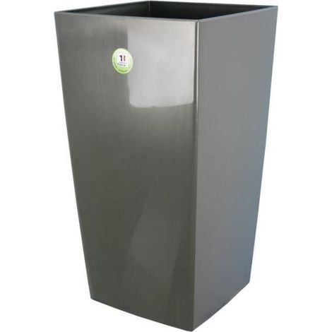 Riviera Nuance Blumenkübel grau glitzernd 67 Liter (1/2)