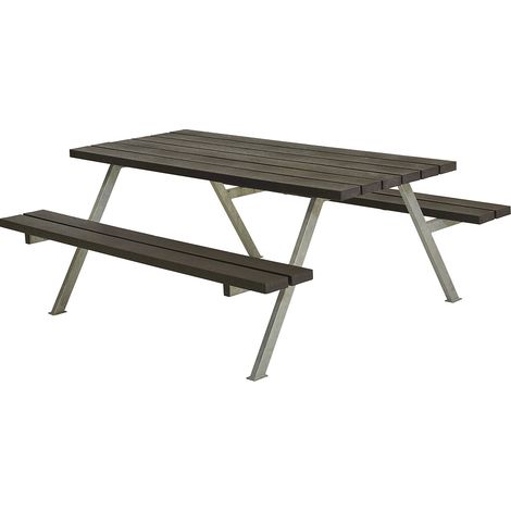 FRANKEL kaiserkraft, Ensemble table et bancs pour 6 personnes,