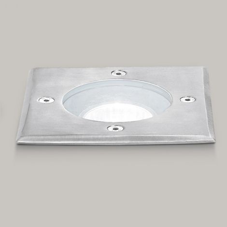 Faretto incasso acciaio gea led egoi ges271 gu10 led ip67 spot calpestabile esterno