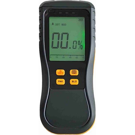 Digital Pinless Moisture Meter Paper Moisture Detector for Wood Building Materials, Firewood Walls, Paper Flooring (1/5)