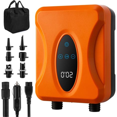 Pompe Électrique for Paddle Board, Portable, Rechargeable, Écran Tactile, avec Lumière LED, Gonfleur Et Dégonfleur Gonflage Rapide Précis Et Tout Moment (1/5)