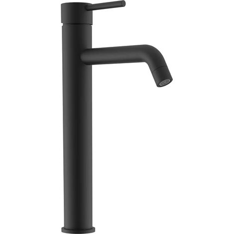 Miscelatore lavabo alto senza scarico nero opaco Ava (1/4)