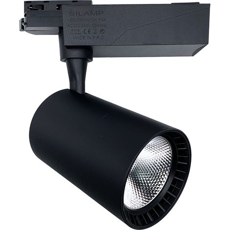 Faretto LED a binario 30w monofase illuminazione a binario led FB-12Luce Calda 3000k (1/5)