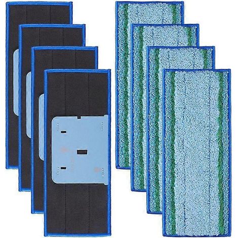 Lingette de rechange compatible avec le robot laveur iRobot Braava Jet M6 - Accessoires pour robot laveur - Lingette lavable () (1/5)