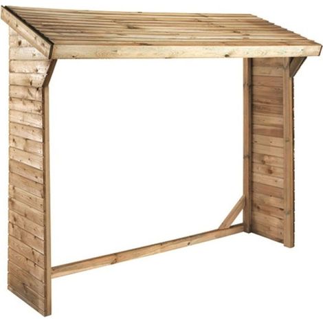 ABRI BUCHES BOIS 220X75X183CM (1/10)