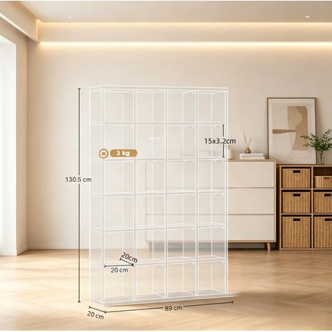 Scaffale porta CD e DVD in truciolare nero 89 x 20 x 130,5 cm MODENUIT (1/5)