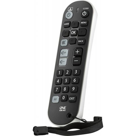 Télécommande universelle - ONE FOR ALL - Zapper + - Compatible toutes marques - Téléviseur décodeur barre de son