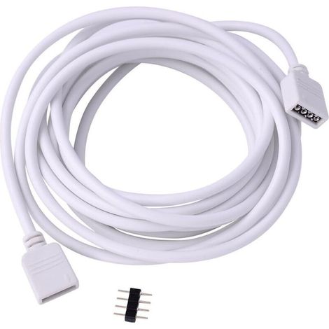 Câble d'extension de barre lumineuse RVB Câble de borne de connexion de barre lumineuse LED (5M) (1/3)