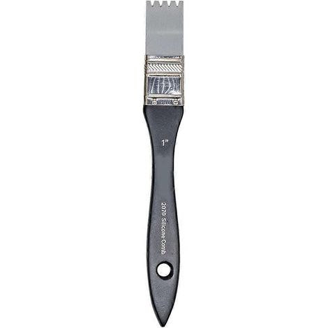 Pinceau plat et flexible en silicone pour loisirs créatifs, peinture acrylique et à base d'eau, outils de peinture pour projets de bricolage, 2,5 cm (1/5)