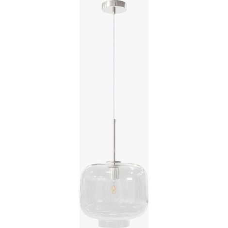 Moderne Pendelleuchte aus Glas - Verstellbares Kabel - Dewers Silber