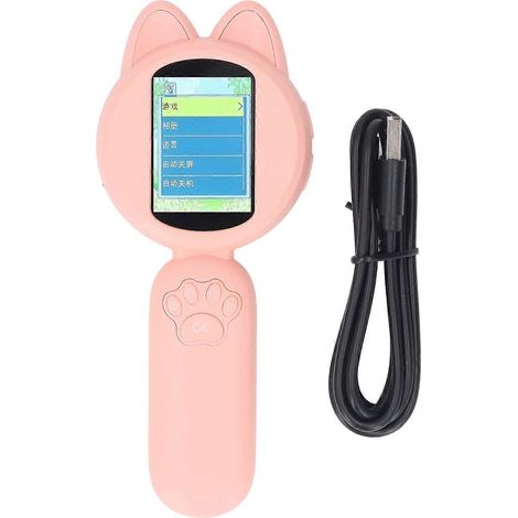 Digitale Kinderlupe mit 2-Zoll-IPS-Bildschirm, 1 MP Auflösung, 4-fachem Zoom und elektronischem Handmikroskop
