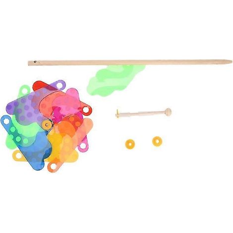 Moulin à vent coloré en forme de moulinet à vent, décoration pour la maison, le jardin et la cour, jouet pour enfants (1/5)