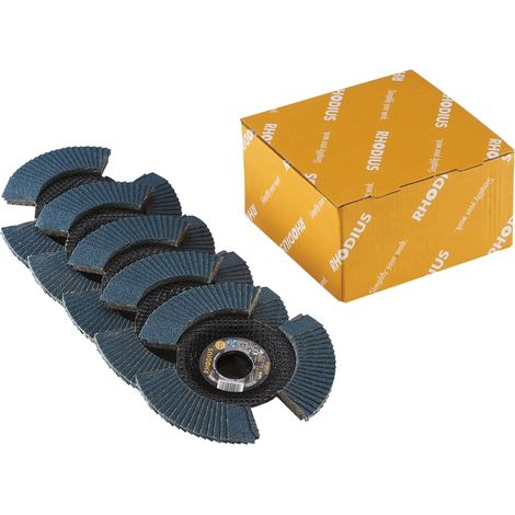 Rhodius 211305 VISION PRO PACK Disque segmenté Diamètre 125 mm Ø de perçage 22.23 mm Grain 80 5 pc(s) (1/5)