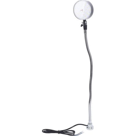 Machine LED Lumière, 15W 1500 Lumens Work Light avec 50 Cm Flexible Goosenk and Magnetic Base, Water Proof Light for Lathe, Workbench, Couture Machine, Industriel (Prise (1/5)