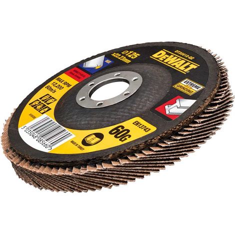 Dewalt DT30612-QZ Extreme Metal Flap Disc 125 x 22.2mm x 60G DEWDT30612QZ