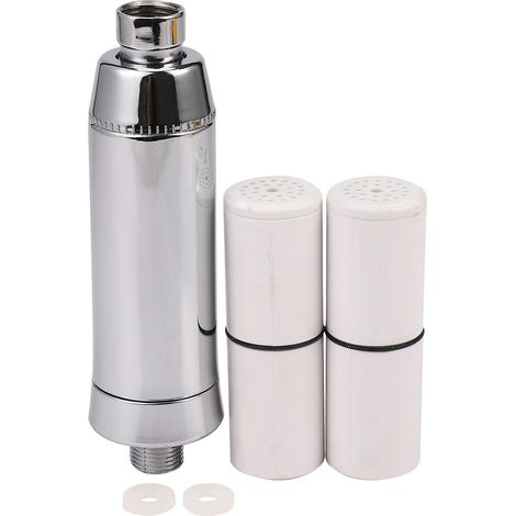 Filtre de douche - Filtre haute performance pour pommeau de douche - Élimine le chlore, les métaux lourds, le fluorure et autres sédiments. Compatible avec tous les pommeaux de douche.