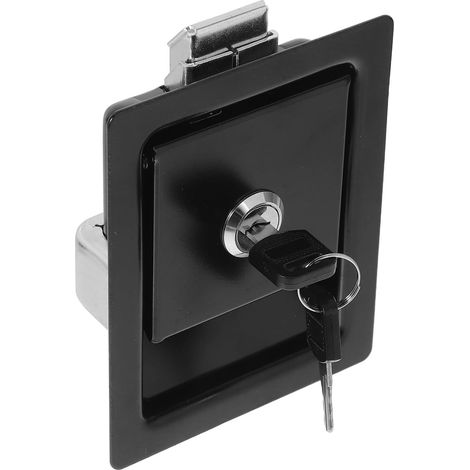 Serrure en acier inoxydable pour porte de boîte de distribution de véh (1/5)