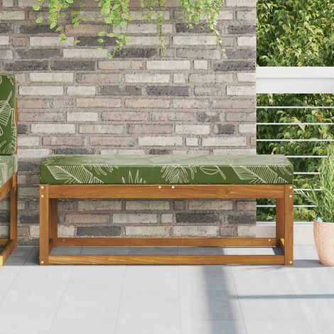 Sitzkissen für Outdoor Grüne Blätter 111,5 x 40 x 8 cm