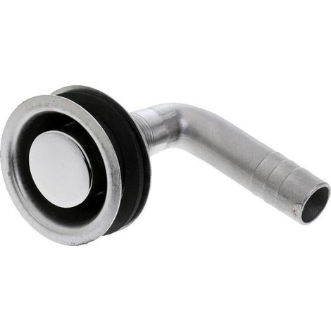 Sortie d'aération coudée fine ISURE en acier inoxydable 5/8 po - Accessoires de quincaillerie pour applications marines, yachts et véhicules récréatifs - Sortie d'aération coudée fine en acier inoxyda (1/4)