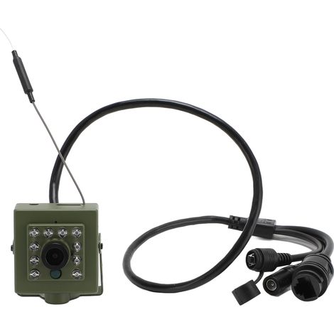 Caméra de sécurité intérieure 10 LED, projecteur infrarouge grand Angle, Vision nocturne, WiFi sans fil (1/5)