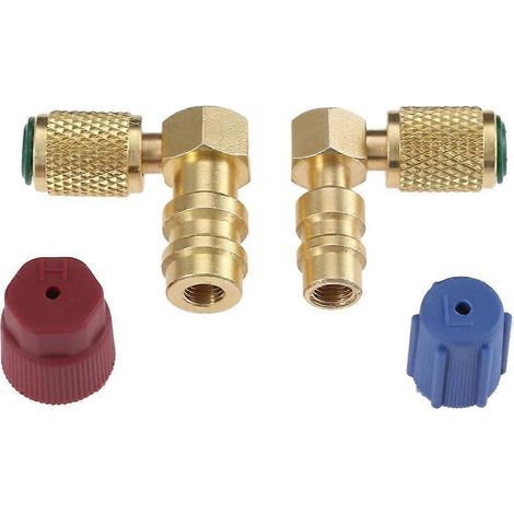 Adaptateur de conversion pour raccord CA haute/basse R12 vers R134 (1/5)