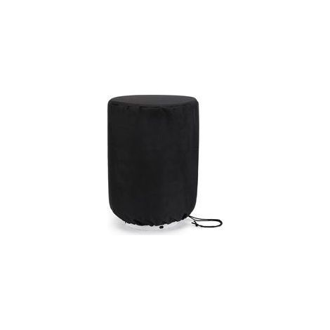 Housse de réservoir de gaz en tissu Oxford 420D, noire, diamètre 31 x hauteur 45 cm, avec fonction de table stabilisatrice latérale, adaptée aux réservoirs standard de 20 lb, housse de bouteille de (1/5)